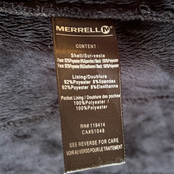 Merrell Softshell Jacket Womens Size M Black - Picture 9 of 9